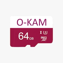 O-Kam EMBA04012 64 GB Solar-WiFi Kameralara Uyumlu Hafıza Kartı