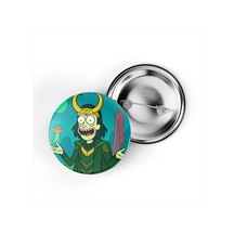 Loki - 44 Mm İğneli Çanta Rozeti - 5 Adet Diğer