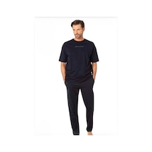 Pierre Cardin Penye Kısakol Pijama Takımlk-pc6086 Lacivert