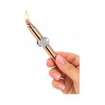 Stres Çarklı Benzinli Metal Çakmak Tasarımlı Döner Fidget Model Bej