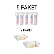 İpekmakyaj Temizleme Pedi 70 Adet 5 Paket Sleepy Sensitive Islak Havlu 2x90 Lı 2 Paket