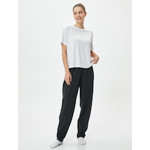 Koton Jogger Pijama Altı Beli Lastikli Lacivert 4wlk40078mk 4WLK40078MK714 Lacivert