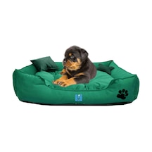 Mavi Vitrin İsme Özel Yıkanabilir Ultrasoft Küçük Irk Köpek ve Kedi Yatağı 50 x 40 CM