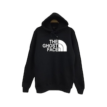 The Ghost Face Baskılı Sweatshirt Siyah