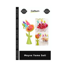 Özel Üretim Sunum Mutfak Dekoratif Hediye Çocuk Tasarım Meyve Yeme Seti