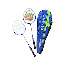 Premium Spor Aleti Eğlence Rekreasyon 319-2 Tek Parça Badmington Raket Set Çift