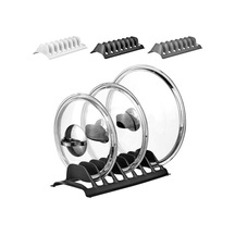 Tencere Kapak Tabak Düzenleyicisi 8 Bölmeli 1 Adet Çok renkli