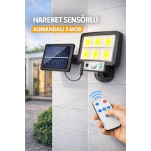 Solar Hareket Sensörlü Duvar Lambası 3 Modlu Led Bahçe Aydınlatma Dış Mekan Su Geçirmez Panel
