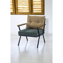 PiLocco Demonte Tekli Metal Bahçe Mobilyası Sarı - Yeşil 60 x 60 Sarı - Yeşil