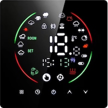 Lemestar Akıllı Duvar Termostatı - Haftalık Programlanabilir 3a Su Isıtma Kontrolü Wifi Destekli Lcd Ekran