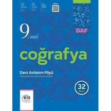 Eis 9.sınıf Coğrafya Ders Anlatım Föyü 32 Föy