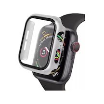 Watch 40mm Camlı Kasa Ekran Koruyucu - Gümüş