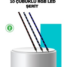 Led Meteor Yağmur Işığı 10 Adet Çubuk Kayan Yıldız Efektli Diğer