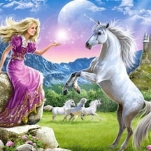 Castorland 180 Parça Unicorn Puzzle