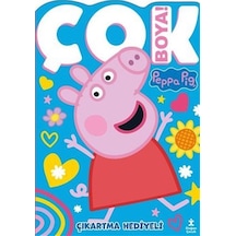 Peppa Pig / Çok Boya Çıkartmalı Dev Boyama Kitabı