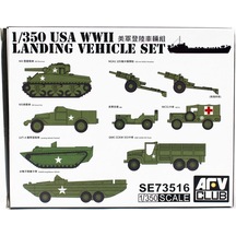 Afv Club Se73516 1/350 Ölçek, Us Ww2 Çıkartma Gemisi Araç Seti, Plastik Model Kiti
