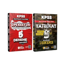Kpss Genel Yetenek Genel Kültür Tatbikat & Operasyon Tamamı Çözümlü 5 Deneme Seti
