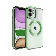 Apple iPhone  Uyumlu,  12 Kılıf Kross Magneticsafe Kapak - Koyu Yeşil