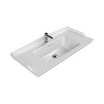 Turkuaz Seramik Cerastyle Kapadokya 65 x 47 CM Etajerli Lavabo