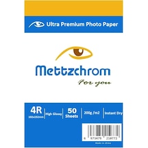 Parlak Fotoğraf Kağıdı Epson Hp Canon Uyumlu 50 Adet 10x15cm