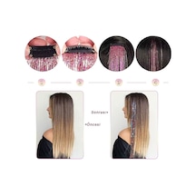Klipsli Hair Tinsel Simi / Htk21 - Qhdh-898960 Çok Renkli