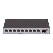 H3c Aolynk S1600v2-10p-hpwr 8 Port Gıgabıt + 1xgb Sfp/1xrj45 Uplınk 125w Poe Yönetilebilir Swıtch