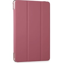 Newface Samsung Galaxy Uyumlu  Tab A9 Kılıf Tablet Smart Kılıf - Pembe