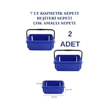 2 adet 7 Litre Kozmetik Sepeti Bijuteri Sepeti Kırtasiye Sepeti M
