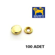 Arslan Mamulleri Vida Kapağı 20 Mm Sarı 100 Adet