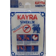 Sineklik 130x150 Cm Çift Kanat Beyaz Tül Sineklik Pratik Pencere Uçuşan Sinek Tutucu Ağ Tül