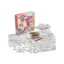Carioca 35 Parça Boyanabilir Büyülü Prenses Çift Taraflı Puzzle