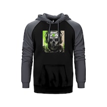 Call Of Modern Warfare Iı Ghost Gri Renk Reglan Kol Kapşonlu Sweatshirt Gri