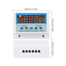 Novahub 10a Ac110-220v Dijital Sıcaklık Termostat Sensörlü, Akıllı Isıtma/soğutma Kontrol Sistemi