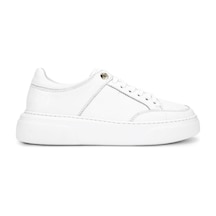 Tamer Tanca Kadın Hakiki Deri Beyaz Sneakers & Spor Ayakkabı 04 503 Bn Ayk Y25 Beyaz Fltr Beyaz
