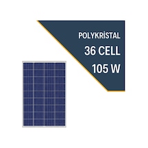 Lexron 105w Polykristal Güneş Paneli