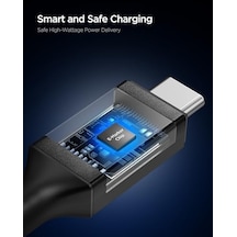 Usb-c To Usb-c 2 Metre Kablo 100w Güç/pps 2.0 Desteği Super Hızlı Şarj / 5 Gbps E-marker Çip Data Aktarım Hızı/pd Usb 3.2 Type-c Ekstra Dayanıklı Mfı Lisanslı - Aca09460