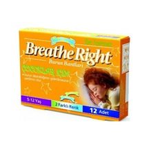Breathe Right Çocuklar için Burun Bandı 12'li