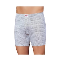 6 Adet Şahinler Erkek Penye Short Boxer Düz Renk Ve Desenli E010 Desenli