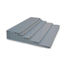 4 Adet Galvaniz Çelik Raf Tablası - Depo, Arşiv, Kiler, Dosya, Market Rafı 31x93 Cm-0.70 Mm