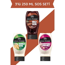 3'lü Sos Seti Barbekü Sos & Ranch Sos & Sarımsaklı Mayonez