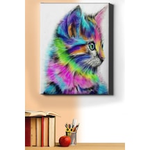 Webstyle Sayılarla Boyama Seti Kasnaklı Tatlı Pisicik 40 X 50 Cm