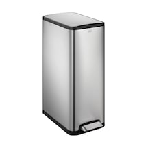 Primanova Ecoslim Paslanmaz Çelik Pedallı Çöp Kovası 30 L D-20534