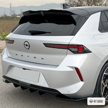Kit Garaj Opel Astra L 2022+ Piano Black Flap Plastik Boyalı