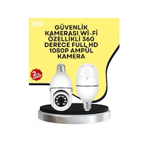 İki Yönlü Ses Destekli Ev Güvenlik Kamerası Yerel Kayıt Özellikli Çok Renkli