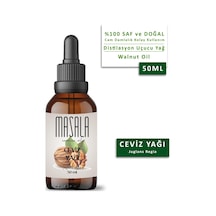 Masala Ceviz Yağı 50 ML - Soğuk Pres (Walnut Carrier Oil)