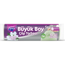 Parex Büzgülü Çöp Torbası Büyük Boy Yasemin 10 Li