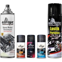 Lastik Parlatıcı Klima Ve Motor Temizleyici Koku Ebrayn 5 Parça