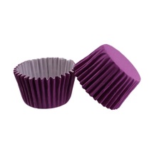 Muffin Cupcake Kek Kalıbı Kapsülü Özel Pet Kapsül 25 Adet Lila Re