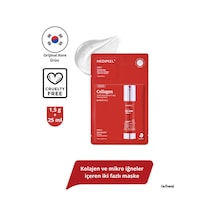 Medipeel Red Lacto Collagen 3000 Shot Serum 2 Step Mask 1,5 G + 25 Ml 5 Adet Kolajen Ve Mikro İğneler Maske
