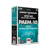 Yargı 2026 Paem Komiser Yardımcılığı Ve Rütbe Terfi Sınavlarına Hazırlık Yıldız Modüler Konu Anlatım Seti